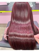 超高濃度水素tr×マイクロバブル×ガーネットレッド×艶髪ヘアー