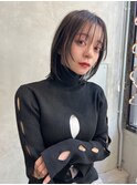 Cheri銀座 透明感ブラウン×レイヤーボブ