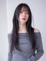 イルハバナ 渋谷(ill HAVANA)&nbsp;レイヤーカット 韓国ヘア　顔まわりレイヤー前髪　髪質改善