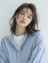 シュシュ 宜野湾店(chou chou)&nbsp;デザインカラー/レイヤーカット/ウェットヘア/オリーブベージュ