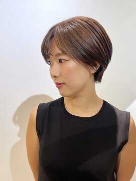 ブランロール 中目黒店(Blanl'or) 大人ガーリー/ダークアッシュ/似合わせカット/レイヤーカット