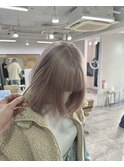 グレーピンクダブルカラーハイトーンカラー成増