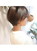 フェイスレイヤー/丸みショート/ショートボブ