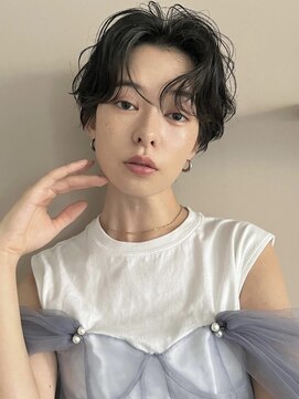 グリコ(grico) 抜け感たっぷり☆大人のショートパーマ/センターパート