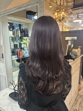 オーガスト ヘア ネイル(AUGUST hair nail) ラベンダーグレー/ブリーチ1回~/横浜/ハイトーン
