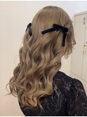 ハーフツイン巻きおろし