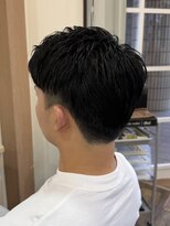 アルターリール(aL ter Rire)&nbsp;短髪マッシュ/スパイキーショート/ブルーブラック/杉田花乃