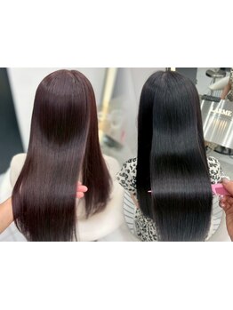 [韓国風カット+カラー+オージュアイミュライズ￥13980]カラーの色持ち,美髪が持続。圧倒的な艶髪に☆[新宿]