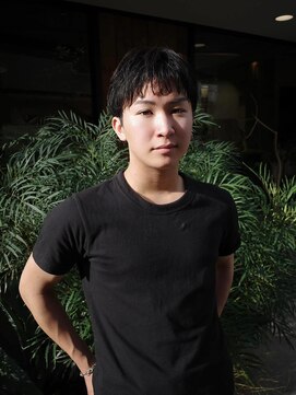 オムズポカ 栄矢場町店(OM's poka) ダウンバングショートすら名古屋メンズカット