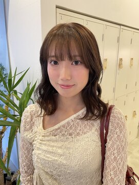 【透明感】カラー/オリーブ/アッシュ/上品/大人/ベージュ