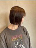 韓国/顔周りレイヤー/ダブルカラー/ベージュ/前髪新潟長岡宮関◆