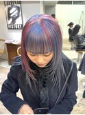 ハイトーンカラーデザインカラーツートンカラーレイヤーカット