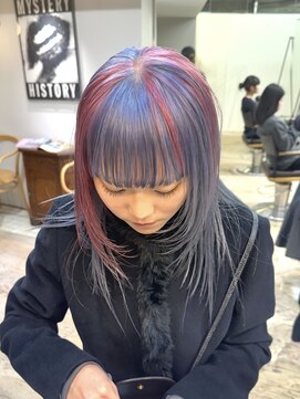 ヲタク(wotaku.) ハイトーンカラーデザインカラーツートンカラーレイヤーカット