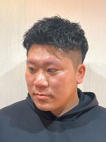 ジェントル(GENTLE) ツイストパーマベリーショート/フェード刈り上げ