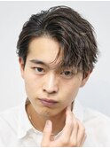 大分ツイストパーマメンズカットショートマッシュツーブロック