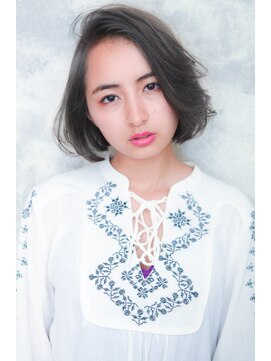 アリー 原宿 表参道(ALLY) [ALLY阿部]人気のグレージュ×ナチュラルロブ 2