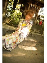 オーバーキャプテンネイキッド(OVER CAPTAIN NAKED)&nbsp;県外出張撮影vol.8川崎稲毛神社「ふりふファニー浴衣アレンジ」