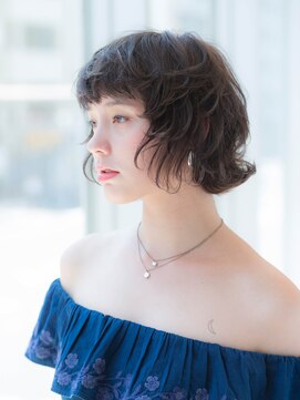 バーデンバーデン 西谷店(Baden Baden) 〈Baden西谷店〉ワイドバング フレンチウルフ風 似合わせカット