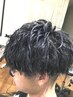 【メンズのみ】朝セットを楽に◎メンズカット＋パーマ＋泡TR→9800円/メンズ