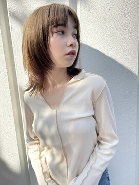 レトン 銀座(leton) 美髪/ホワイトグレージュ/大人かわいい/こなれミディ[銀座]