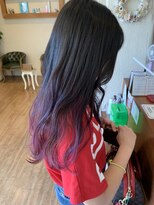 マール(marl)&nbsp;【marl.】ピンクパープルグラデーション