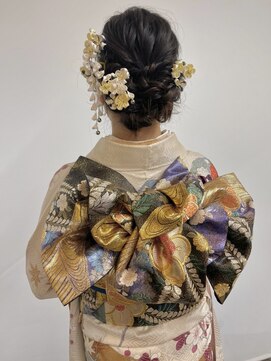 ベルクープス 天王寺店(Belle Coupes) 【Bellecoupes】岡本真由美 成人式 振袖着付け ヘアセット