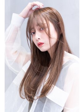 アルテ(ARTE) 【ARTE表参道/青山】顔まわりレイヤーセミロング×透明感カラー