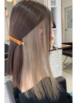 リッシュ 佐倉店(Lish)&nbsp;ホワイトベージュのインナーカラー