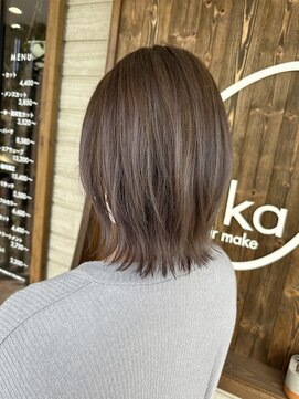 フゥカ 類家店(fuka) medium layer × milk tea*