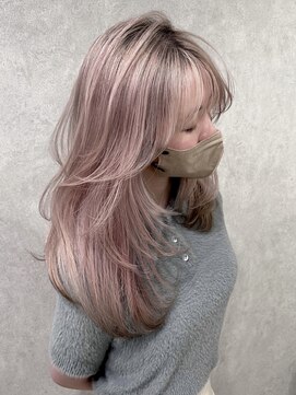 ロウル 渋谷(LOWRL) 海外風レイヤーカット/ブリーチ/ダブルカラー