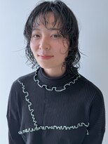 ハルフウェイ(haLfway)&nbsp;ウルフ×ニュアンスパーマ