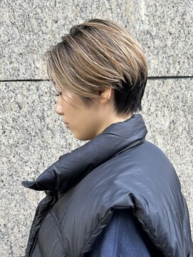 ビュートリアム265(BEAUTRIUM 265) ハンサムショート/前髪なし/ハイライト/ショートヘア/銀座有楽町