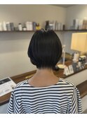 すっきりショートボブ