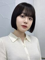 シーテ(Ciete)&nbsp;韓国ヘア名古屋ハイレイヤー顔まわりカット前髪ボブタッセル小顔