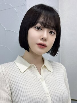 シーテ(Ciete) 韓国ヘア名古屋ハイレイヤー顔まわりカット前髪ボブタッセル小顔