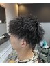 メンズ　ツイストスパイラルパーマ　￥11000