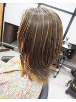 ヘアテリア リュウ 大塚(hair teria ryu) グラデーションウルフ/ハイライト