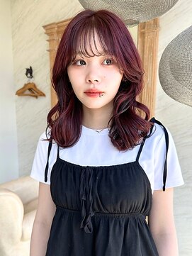 ファルファラ(farfara) 【farfara】ゆるカールローズブラウン（問屋町テラス）大島結衣