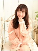 フレンチカジュアル斜めバングロングウルフパーマtk5戸田公園