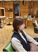 【ニュアンスバング/ミディアム】
