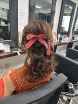 ルミュドゥプレシャス(LEMIEUX de precious) 二次会ゆるふわリボンヘアアレンジ
