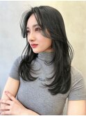 ♪髪質改善　レイヤー　ウルフ　韓国ボブ　ダブルカラー