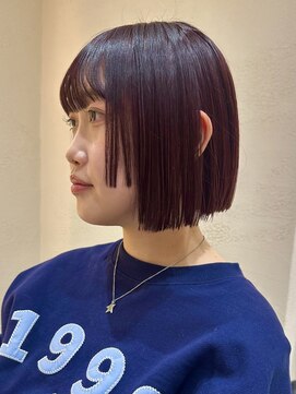 サイン 渋谷(SIGN) 10代/20代/タッセルボブ/レイヤーボブ/水光肌カラー