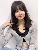 オリンテ バイ レシッド 表参道(orente by rcid)&nbsp;韓国レイヤーロング美髪グレージュアッシュインナーグレージュ