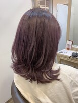 アルターリール(aL ter Rire)&nbsp;くびれヘア/アプリコットオレンジ/ハイライトカラー/福原遼華