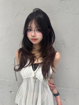 レディアル 渋谷(REDEAL) 韓国ヘア/ブリーチ/暖色カラー/ワンホン【レイヤー/渋谷】