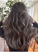 韓国ヘアーハッシュカットレイヤーカットハイライトカラー