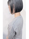 【maile】ブリーチあり/ダークシルバー/ミニボブ