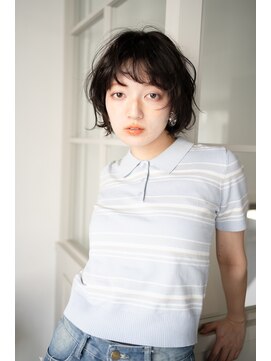 マグノリア オモテサンドウ(MAGNOLiA Omotesando) ランダムカールが可愛いアクティブ外ハネボブ・・・HINATA