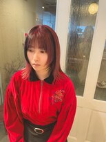 ハク アトリエ(HaKU atelier)&nbsp;ハイトーンローライトデザインカラー赤黒デザインカラー